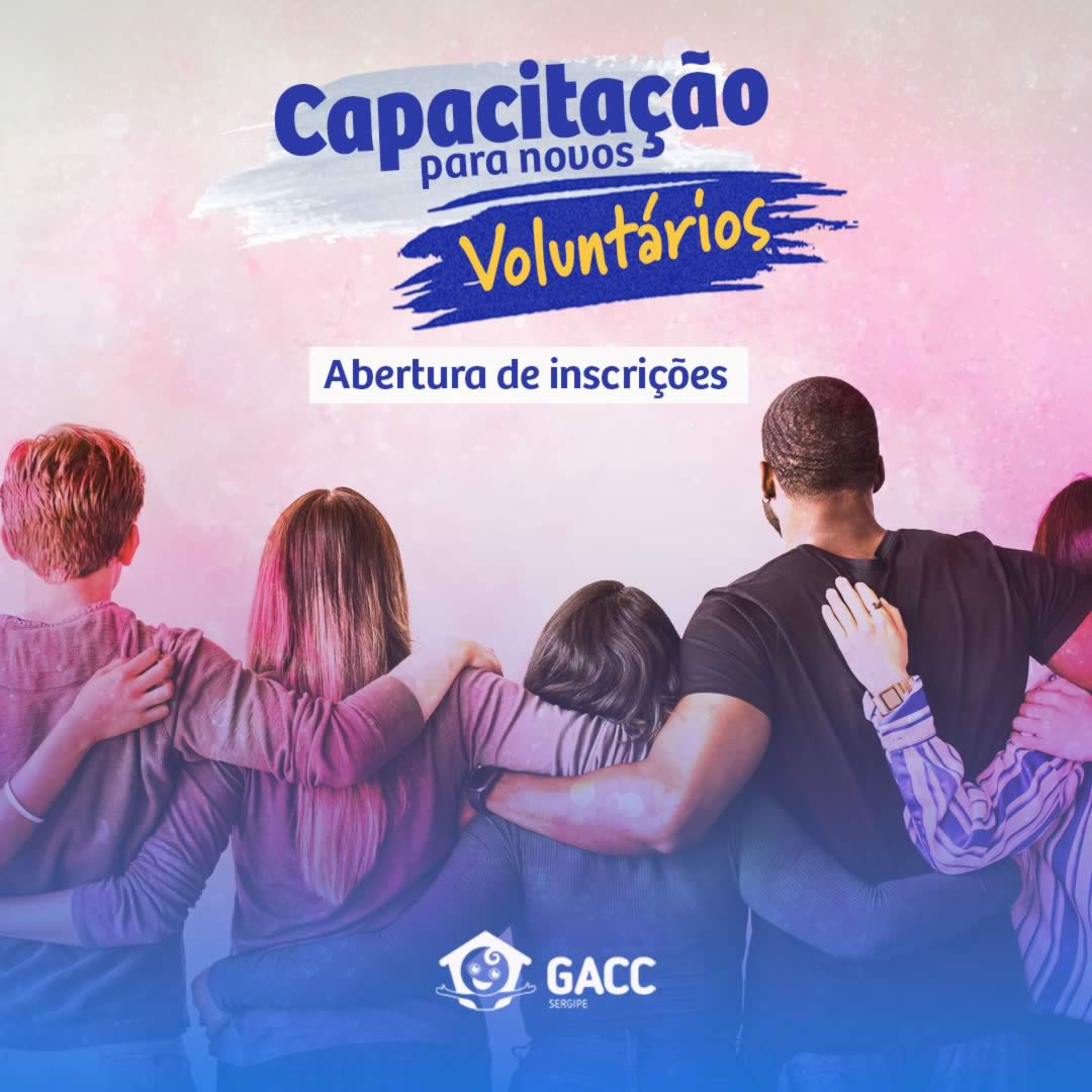 Inscrições abertas para capacitação de novos voluntários