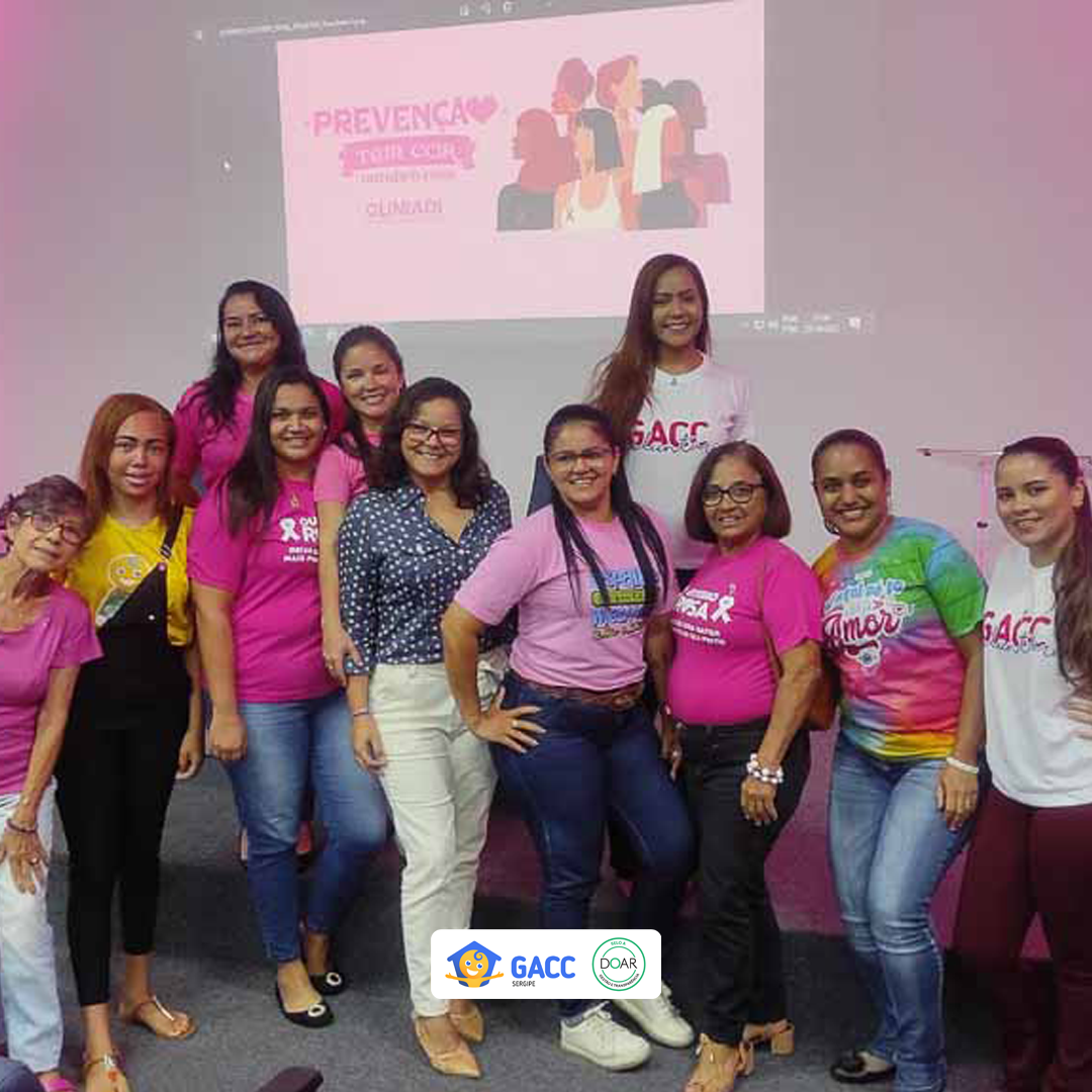 GACC/SE participa de atividade em alusão ao Outubro Rosa da Clinradi