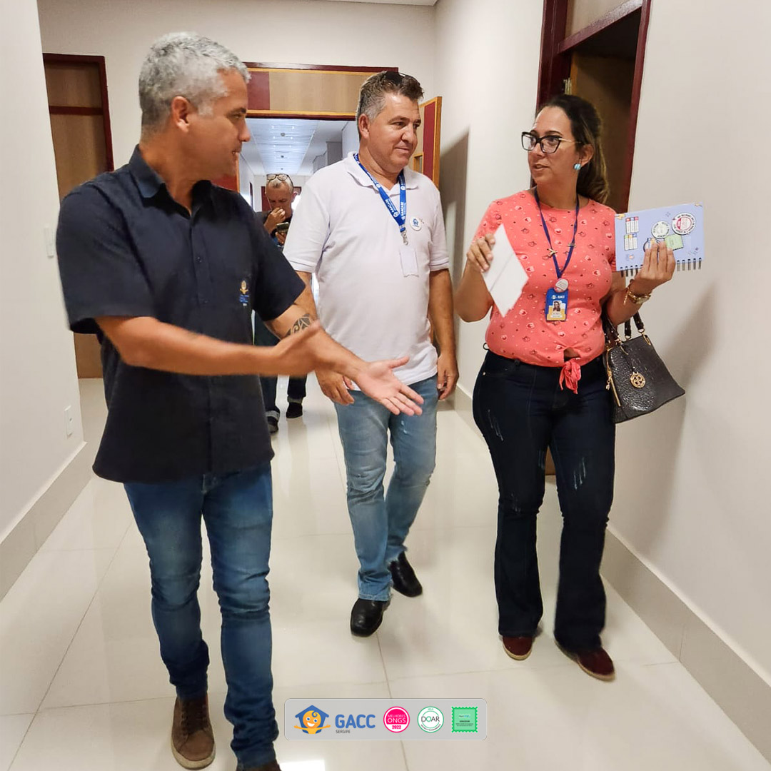 Representantes do GACC/SE visitam obras do Hospital do Amor em Lagarto
