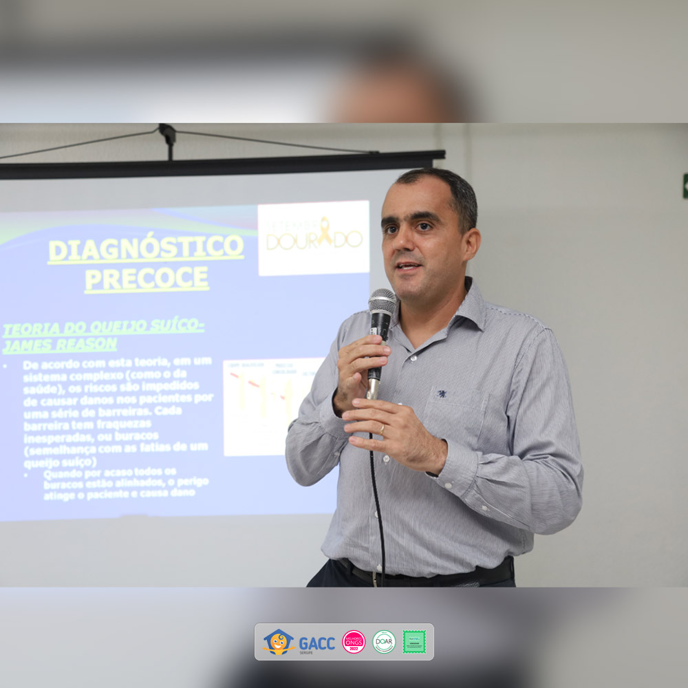 Setembro Dourado: GACC/SE promove palestra sobre sinais e sintomas do Câncer Infantojuvenil