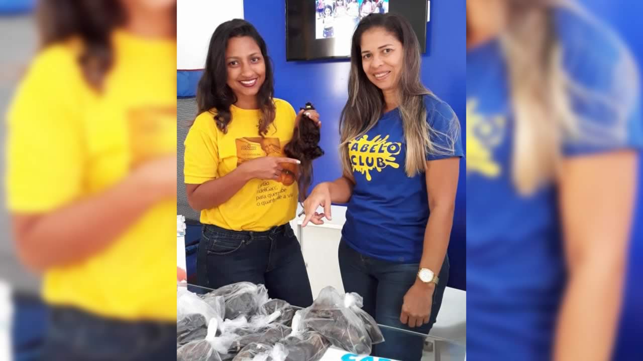 Doações de cabelos podem ser feitas no Salão Infantil Cabelo Cube