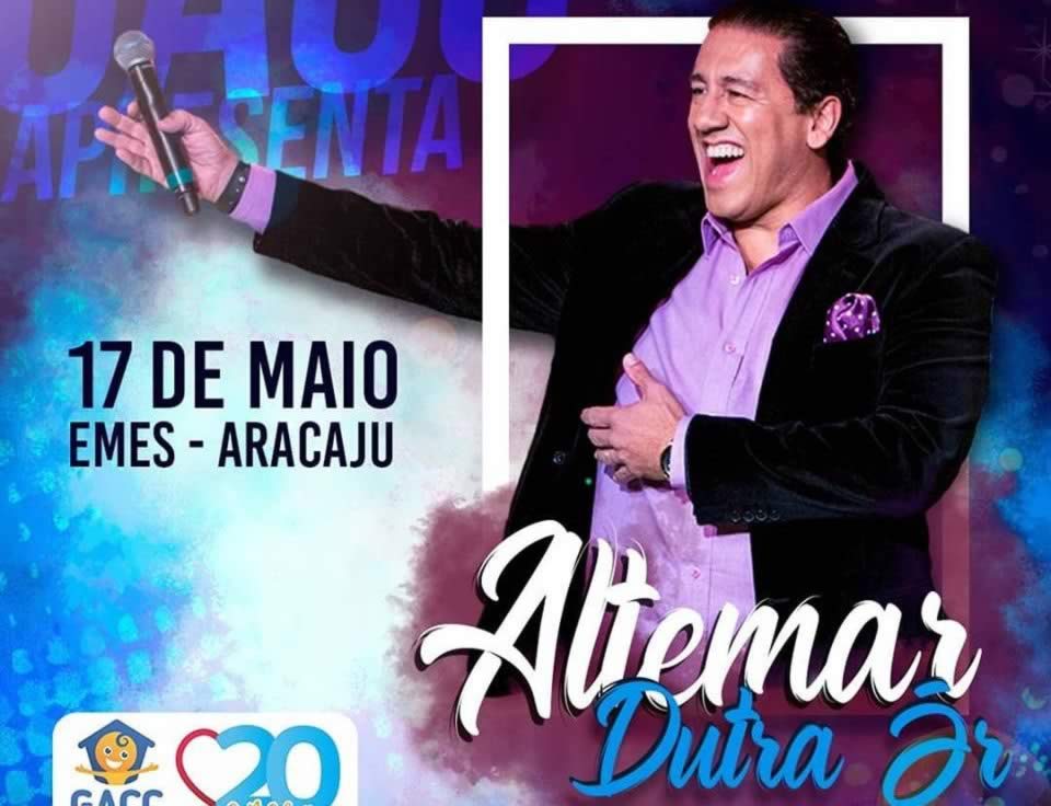 Altemar Dutra Jr promete emocionar o público no show em prol do GACC
