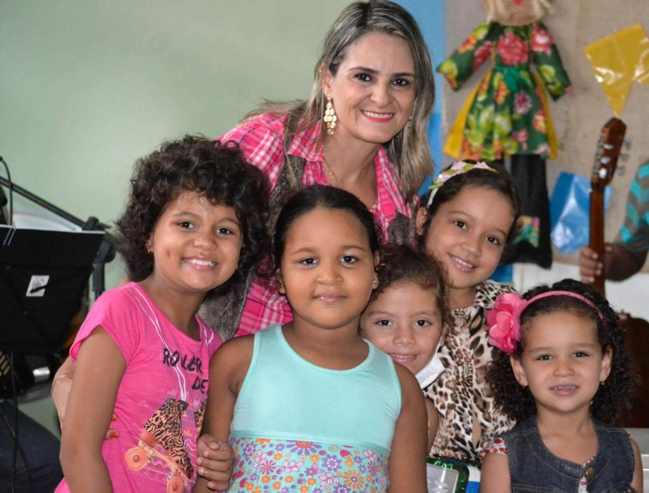 Crianças do GACC participaram da Festa Junina da oncologia do HUSE