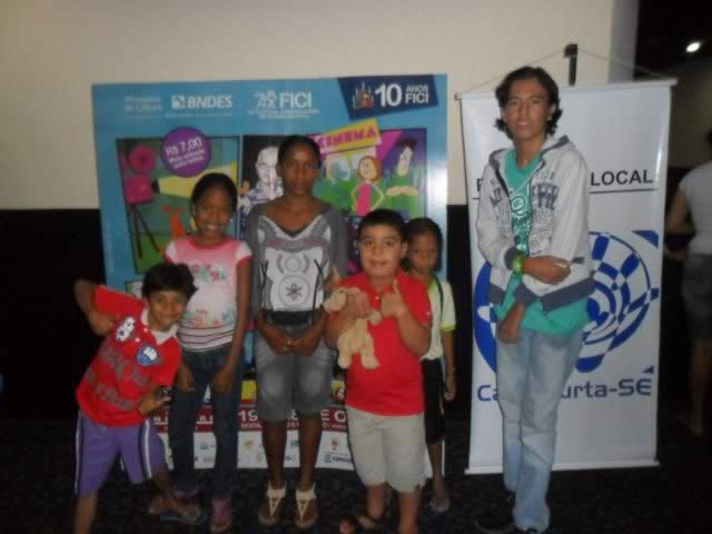 Crianças do Gacc participam do Festival do Cinema Infantil
