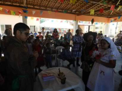 Muito arrasta-pé no São João das crianças do Gacc