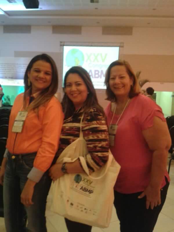 Diretora Presidente do Gacc representando a instituição no XXV Congresso da ABMP