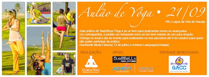 GACC-SE RECEBE PARCERIA DO CLUBE DE YÔGA