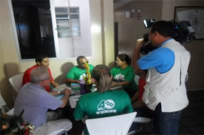 Equipe verde visita o Gacc
