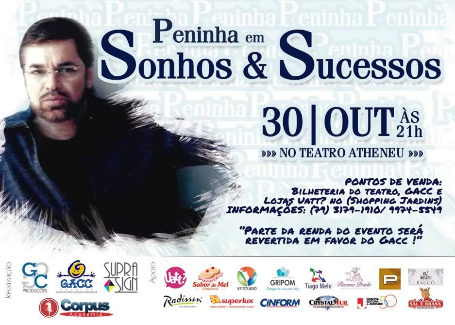 Show do cantor Peninha onde parte da renda seria revertida para instituição foi cancelado